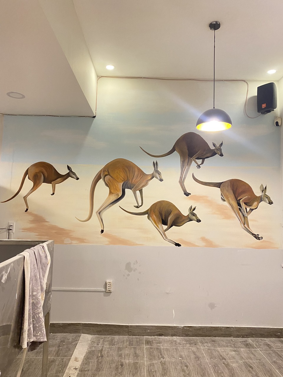 Art paintings - cafeteria