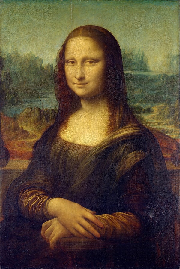 tranh canvas mona lisa